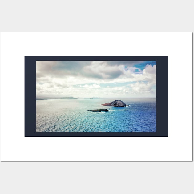 Blue Islands of Oahu Hawaii Wall Art by mcdonojj